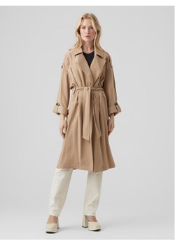 Vero Moda Trencz Bella 10252979 Beżowy Relaxed Fit ze sklepu MODIVO w kategorii Płaszcze damskie - zdjęcie 182719542