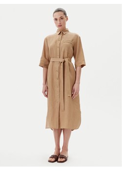 Max Mara Sukienka koszulowa Salute 2516221028 Brązowy Regular Fit ze sklepu MODIVO w kategorii Sukienki - zdjęcie 182719580