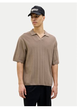 Jack&Jones Sweter Varenna 12272578 Beżowy Relaxed Fit ze sklepu MODIVO w kategorii Swetry męskie - zdjęcie 182719582