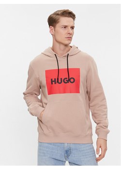 Hugo Bluza Duratschi223 50473168 Beżowy Regular Fit ze sklepu MODIVO w kategorii Bluzy męskie - zdjęcie 182719610