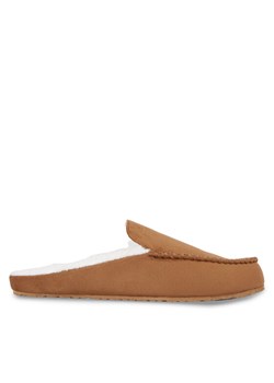 Tommy Hilfiger Kapcie Hilfiger Mocassin Homeslipper FM0FM04769 Brązowy ze sklepu MODIVO w kategorii Kapcie męskie - zdjęcie 182719642