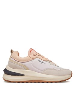 Pepe Jeans Sneakersy PLS60044 Beżowy ze sklepu MODIVO w kategorii Buty sportowe damskie - zdjęcie 182720082