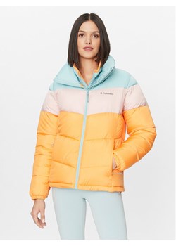Columbia Kurtka zimowa Puffect™ Color Blocked Jacket Pomarańczowy Regular Fit ze sklepu MODIVO w kategorii Kurtki damskie - zdjęcie 182720170