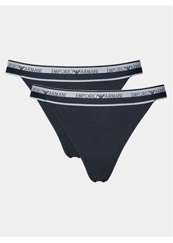 Emporio Armani Underwear Komplet 2 par stringów 164522 4R227 00135 Granatowy ze sklepu MODIVO w kategorii Majtki damskie - zdjęcie 182720191