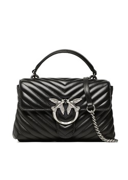 Pinko Torebka Love Lady Puff Mini Cl PE 23 PLTT 100044 A0GK Czarny ze sklepu MODIVO w kategorii Listonoszki - zdjęcie 182720222