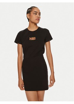 Pinko T-Shirt Bussolotto 103349 A23W Czarny Regular Fit ze sklepu MODIVO w kategorii Bluzki damskie - zdjęcie 182720314