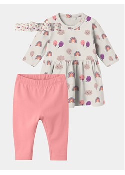 NAME IT Komplet sukienka i legginsy Vandora 13230046 Kolorowy Regular Fit ze sklepu MODIVO w kategorii Komplety niemowlęce - zdjęcie 182720370