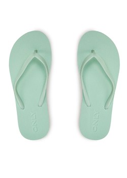 ONLY Shoes Japonki Onllucy 15316750 Zielony ze sklepu MODIVO w kategorii Klapki damskie - zdjęcie 182720411