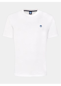 North Sails T-Shirt Bollo 692970 Biały Regular Fit ze sklepu MODIVO w kategorii T-shirty męskie - zdjęcie 182720430