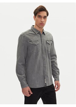 Mustang Koszula jeansowa Duver 1016240 Szary Regular Fit ze sklepu MODIVO w kategorii Koszule męskie - zdjęcie 182720433