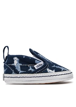 Vans Tenisówki Slip-On V Crib VN000CRUBER1 Niebieski ze sklepu MODIVO w kategorii Trampki dziecięce - zdjęcie 182720504