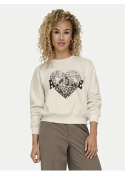 ONLY Bluza Lauren 15339833 Beżowy Regular Fit ze sklepu MODIVO w kategorii Bluzy damskie - zdjęcie 182720513