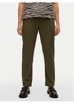 Vero Moda Spodnie materiałowe Jesmilo 10279691 Zielony Regular Fit ze sklepu MODIVO w kategorii Spodnie damskie - zdjęcie 182720532