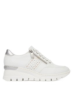 Rieker Sneakersy N8321-80 Biały ze sklepu MODIVO w kategorii Buty sportowe damskie - zdjęcie 182720660