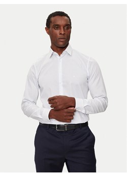 Calvin Klein Koszula K10K113537 Biały Slim Fit ze sklepu MODIVO w kategorii Koszule męskie - zdjęcie 182720910