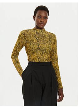 Sisley Bluzka 34GGL200R Żółty Slim Fit ze sklepu MODIVO w kategorii Bluzki damskie - zdjęcie 182720982