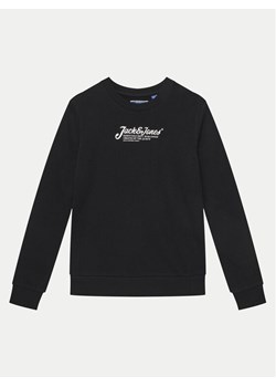 Jack&Jones Junior Bluza Beau 12269849 Czarny Regular Fit ze sklepu MODIVO w kategorii Bluzy chłopięce - zdjęcie 182720991