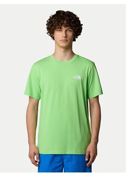 The North Face T-Shirt SS Simple Dome NF0A87NG Zielony Regular Fit ze sklepu MODIVO w kategorii T-shirty męskie - zdjęcie 182721070