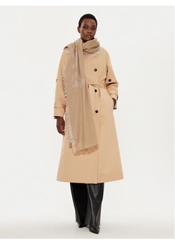 Weekend Max Mara Szal Flores 2515541064600 Brązowy ze sklepu MODIVO w kategorii Szaliki i chusty damskie - zdjęcie 182721093