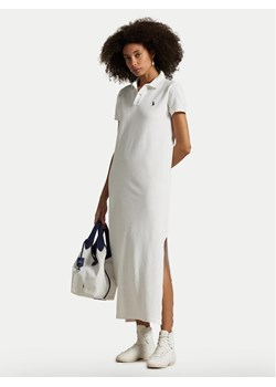 Polo Ralph Lauren Sukienka codzienna 211968291001 Biały Regular Fit ze sklepu MODIVO w kategorii Sukienki - zdjęcie 182721162
