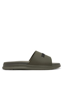 Tommy Hilfiger Klapki Dual Density Hilfiger Pool Slide FM0FM05430 Khaki ze sklepu MODIVO w kategorii Klapki męskie - zdjęcie 182721164