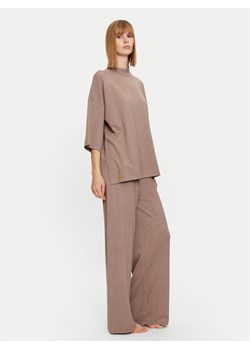 Selmark Piżama Tricot P7776 Beżowy Regular Fit ze sklepu MODIVO w kategorii Piżamy damskie - zdjęcie 182721171