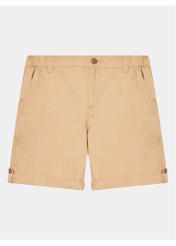 United Colors Of Benetton Szorty materiałowe 4BE7G9012 Beżowy Regular Fit ze sklepu MODIVO w kategorii Spodenki niemowlęce - zdjęcie 182721232