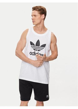 adidas Tank top adicolor Classics Trefoil IA4808 Biały Regular Fit ze sklepu MODIVO w kategorii T-shirty męskie - zdjęcie 182721261