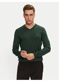Boss Sweter Baram-L 50476363 Zielony Regular Fit ze sklepu MODIVO w kategorii Swetry męskie - zdjęcie 182721282