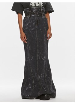 ROTATE Spódnica jeansowa 700385013 Czarny Relaxed Fit ze sklepu MODIVO w kategorii Spódnice - zdjęcie 182721394