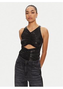 PINKO Top 103261 A1OE Czarny Slim Fit ze sklepu MODIVO w kategorii Bluzki damskie - zdjęcie 182721500