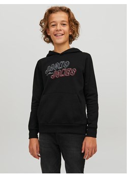 Jack&Jones Junior Bluza Friday 12219582 Czarny Regular Fit ze sklepu MODIVO w kategorii Bluzy chłopięce - zdjęcie 182721514