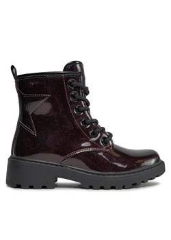 Geox Trapery J Casey Girl J9420G 000KC C7J9B S Bordowy ze sklepu MODIVO w kategorii Buty zimowe dziecięce - zdjęcie 182721554