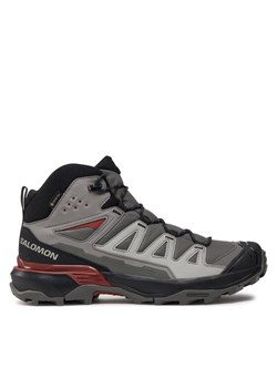 Salomon Trekkingi X Ultra 360 Mid Gore-Tex L47447800 Szary ze sklepu MODIVO w kategorii Buty trekkingowe męskie - zdjęcie 182721831