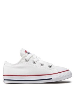 Converse Trampki C/T A/S OX 7J256C Biały ze sklepu MODIVO w kategorii Trampki dziecięce - zdjęcie 182721832
