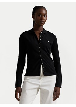 Polo Ralph Lauren Koszula 211941176002 Czarny Slim Fit ze sklepu MODIVO w kategorii Koszule damskie - zdjęcie 182721833