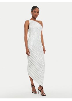 NORMA KAMALI Sukienka koktajlowa ST2243LMD07967 Écru Slim Fit ze sklepu MODIVO w kategorii Sukienki - zdjęcie 182721941