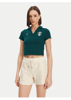 Puma Polo Harry Potter 630097 Zielony Regular Fit ze sklepu MODIVO w kategorii Bluzki damskie - zdjęcie 182721953