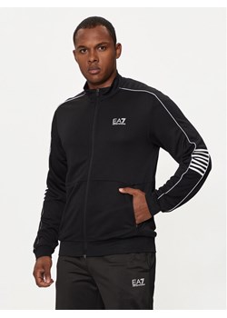 EA7 Emporio Armani Bluza 6DPM07 PJ16Z 1200 Czarny Regular Fit ze sklepu MODIVO w kategorii Bluzy męskie - zdjęcie 182721994