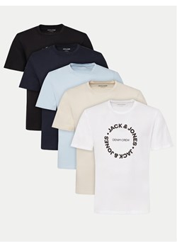 Jack&Jones Komplet 5 t-shirtów Simon 12276424 Kolorowy Standard Fit ze sklepu MODIVO w kategorii T-shirty męskie - zdjęcie 182722010