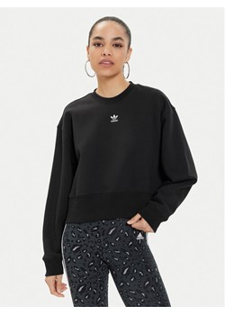 adidas Bluza adicolor Essentials IA6504 Czarny Relaxed Fit ze sklepu MODIVO w kategorii Bluzy damskie - zdjęcie 182722024