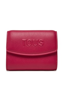 TOUS Mały Portfel Damski Pocket Tous Bloom 2002204225 Różowy ze sklepu MODIVO w kategorii Portfele damskie - zdjęcie 182722043