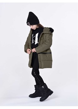 Karl Lagerfeld Kids Legginsy Z14213 S Czarny Slim Fit ze sklepu MODIVO w kategorii Spodnie dziewczęce - zdjęcie 182722120