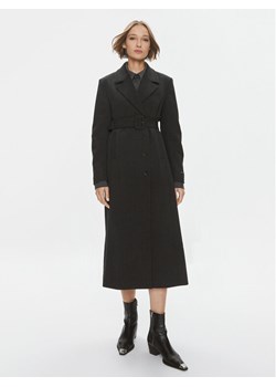 Herskind Płaszcz wełniany Ezara 4903956 Szary Regular Fit ze sklepu MODIVO w kategorii Płaszcze damskie - zdjęcie 182722183