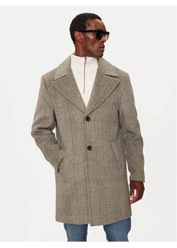 Guess Płaszcz wełniany M4BL14 WGGF0 Czarny Regular Fit ze sklepu MODIVO w kategorii Płaszcze męskie - zdjęcie 182722203