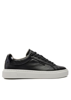 Calvin Klein Sneakersy Cupsole Lace Up W/Ml Lth HW0HW02119 Czarny ze sklepu MODIVO w kategorii Buty sportowe damskie - zdjęcie 182722234