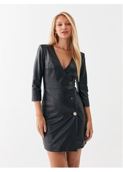 Liu Jo Sukienka z imitacji skóry CF3031 E0624 Czarny Slim Fit ze sklepu MODIVO w kategorii Sukienki - zdjęcie 182722242