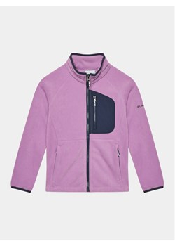 Columbia Polar Fast Trek™ III Fleece Full Zip Fioletowy Regular Fit ze sklepu MODIVO w kategorii Bluzy dziewczęce - zdjęcie 182722304