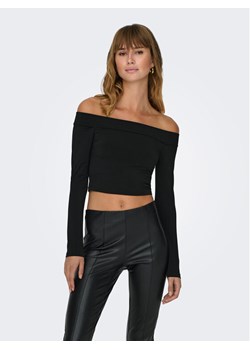 ONLY Bluzka 15302593 Czarny Slim Fit - id: 0000302984473 - marki ONLY - 182722424 ONLY Bluzka 15302593 Czarny Slim Fit ze sklepu MODIVO w kategorii Bluzki damskie - zdjęcie 182722424