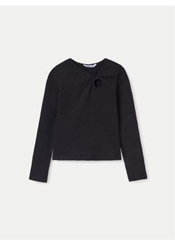 Mayoral Bluzka 7011 Czarny Regular Fit ze sklepu MODIVO w kategorii Bluzki dziewczęce - zdjęcie 182722443